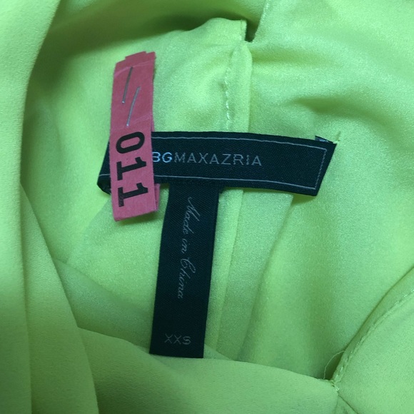BCBGMAXAZRIA chiffon halter dress, size XXS - Picture 4 of 4